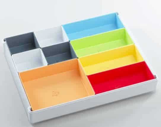 Gamegenic Token Silo White with Multicolored insert image 0